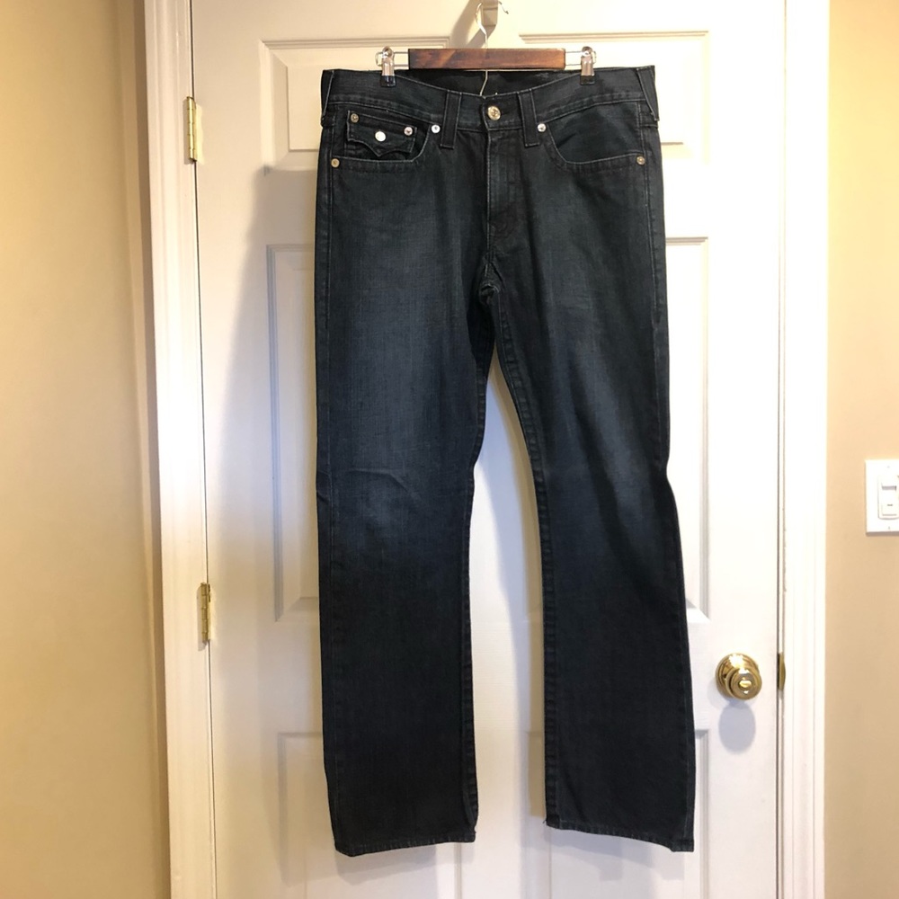 True Religion STRAIGHT dark wash jeans
